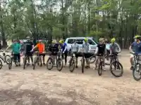 Was a great mob on our ride for Mates4Mates this morning! The Pine Forest and great weather was a perfect match!